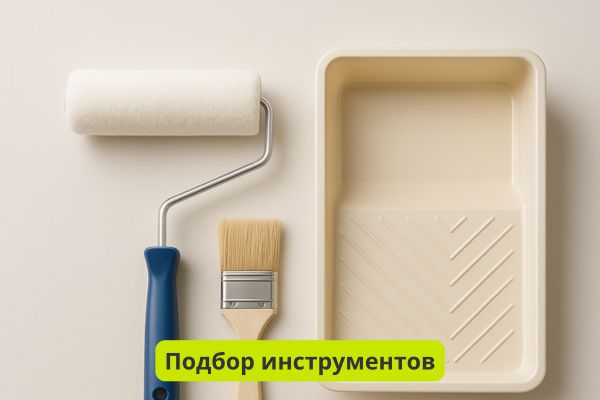 Подбор инструмента для покраски  фото